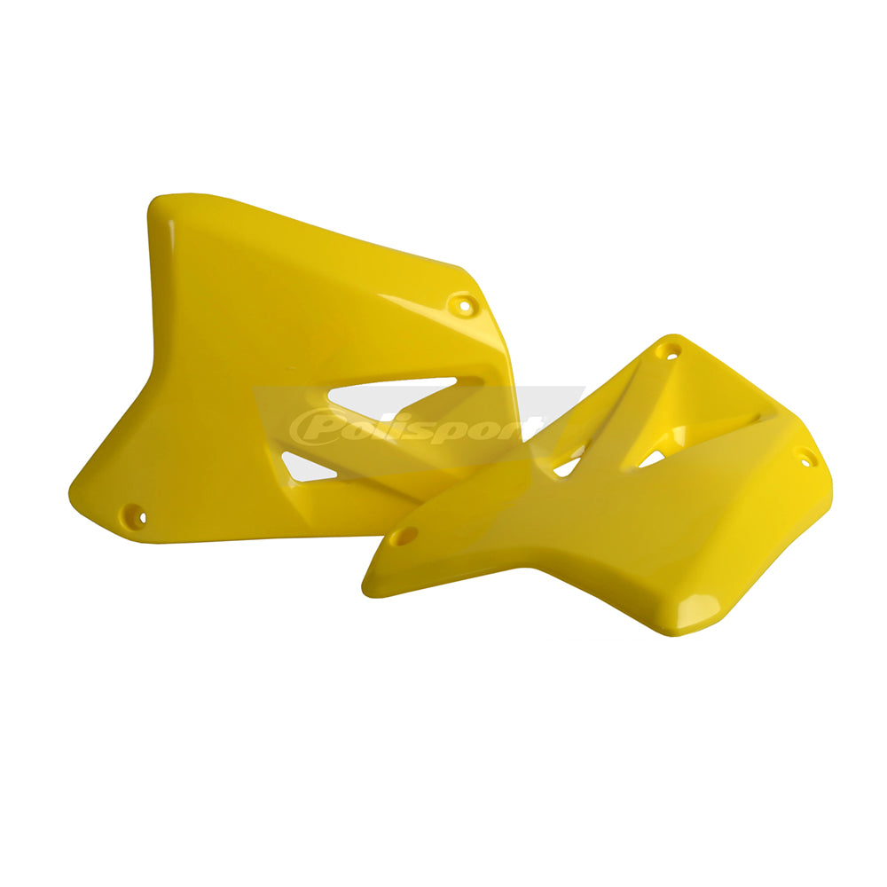 Polisport Rad Radiator Scoops Tank Panels For Suzuki RM 125 OEM Color RM 01 Yellow 2001-2008